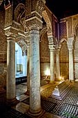 Marrakech - Medina meridionale, Tombe Saadiane, la  Camera delle Dodici Colonne.